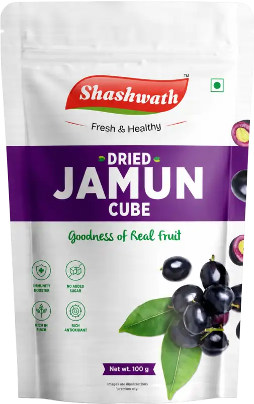 Dried Jamun Cube — goodness of real fruit